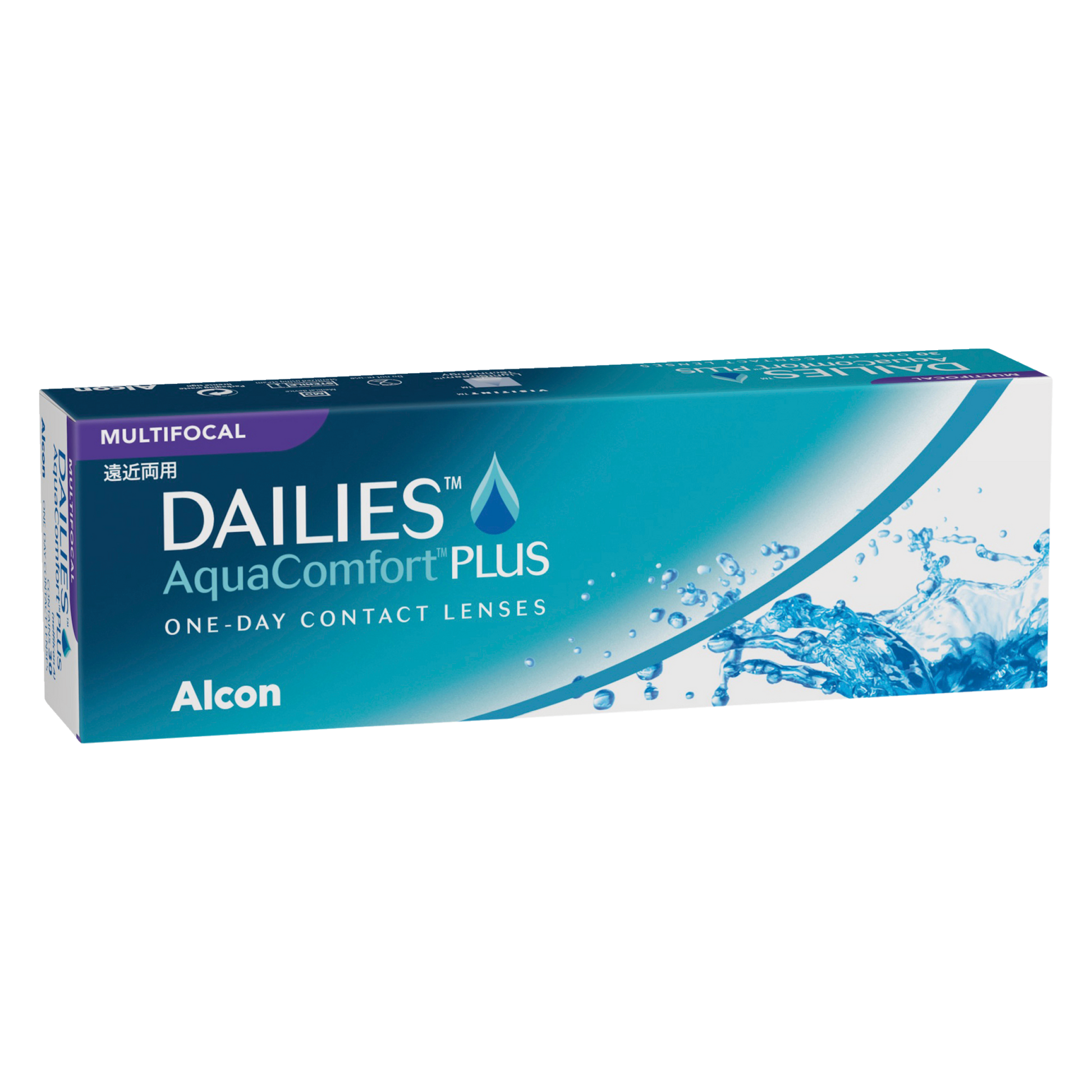 Box of Alcon Dailies AquaComfort Plus contact lenses