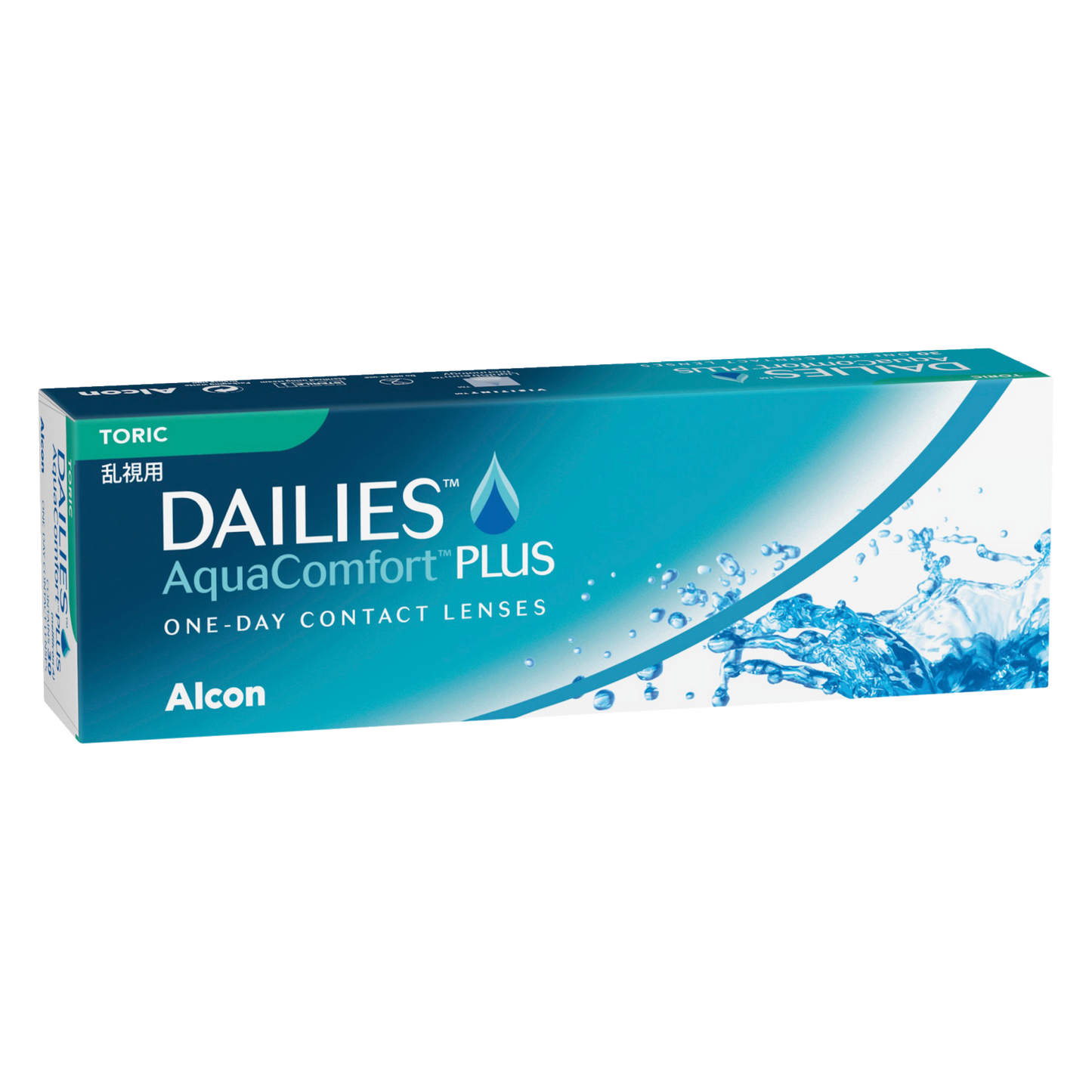 Box of Alcon Dailies AquaComfort Plus contact lenses