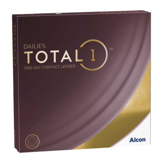 Box of Alcon Dailies Total 1 contact lenses