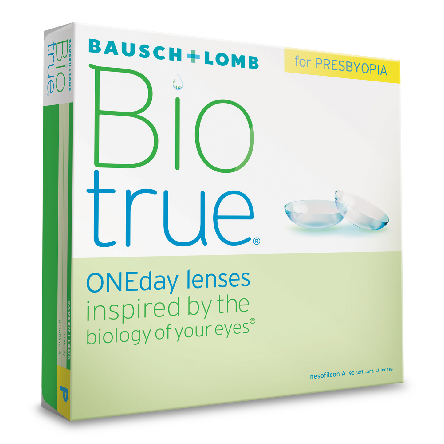 Box of Bausch & Lomb Biotrue contact lenses