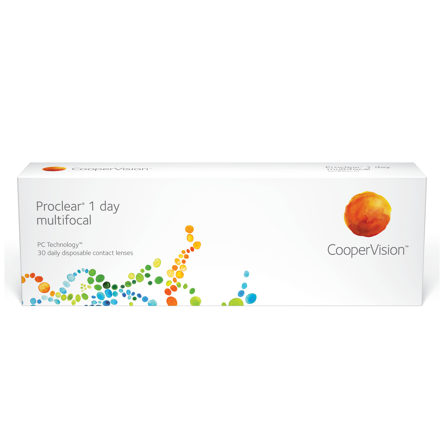 Box of Coopervision Proclear 1 day multifocal contact lenses