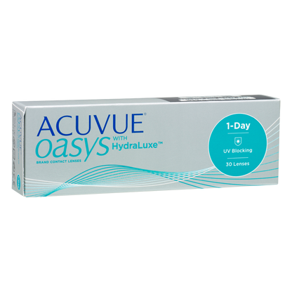Box of J&J Acuvue Oasys contact lenses