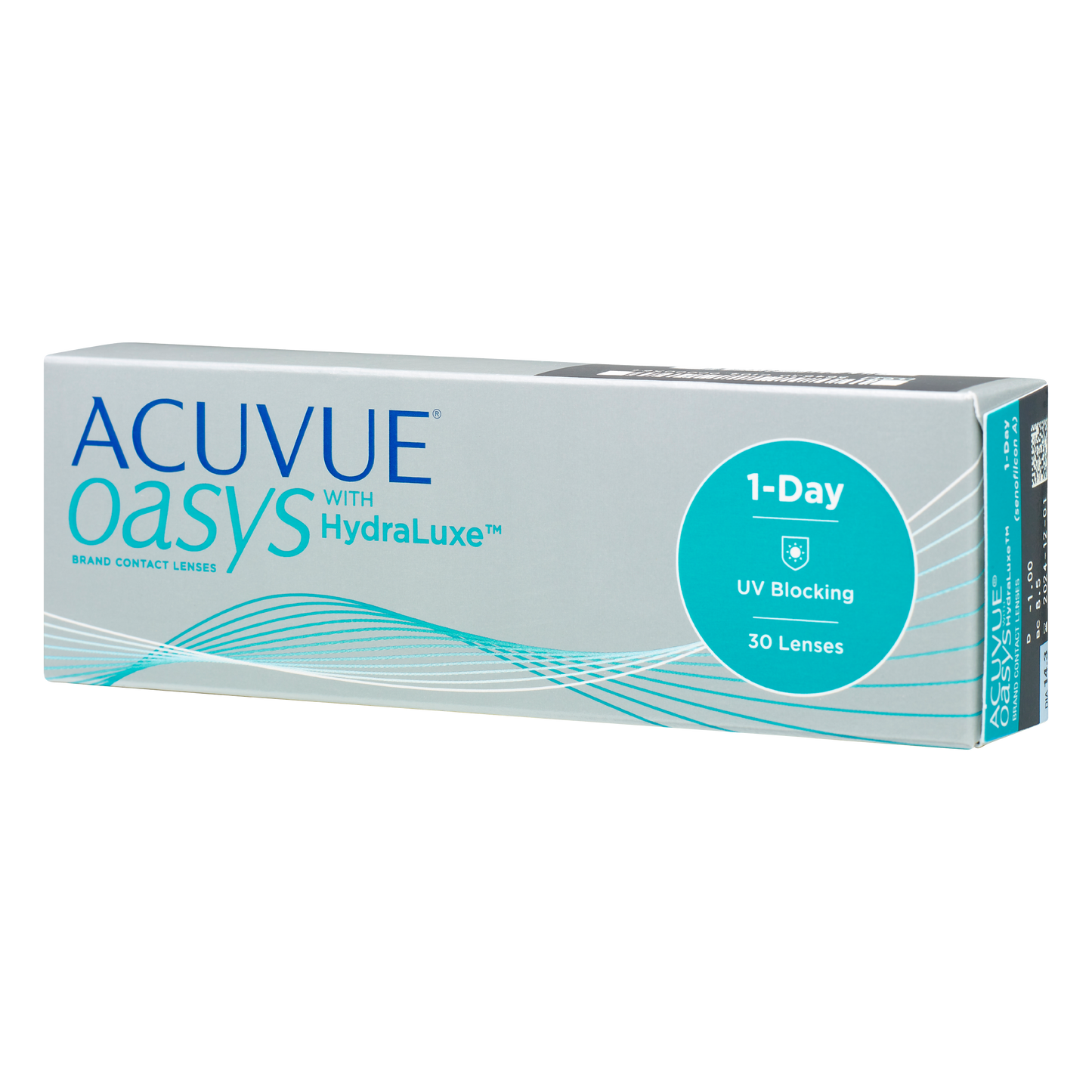 Box of J&J Acuvue Oasys contact lenses