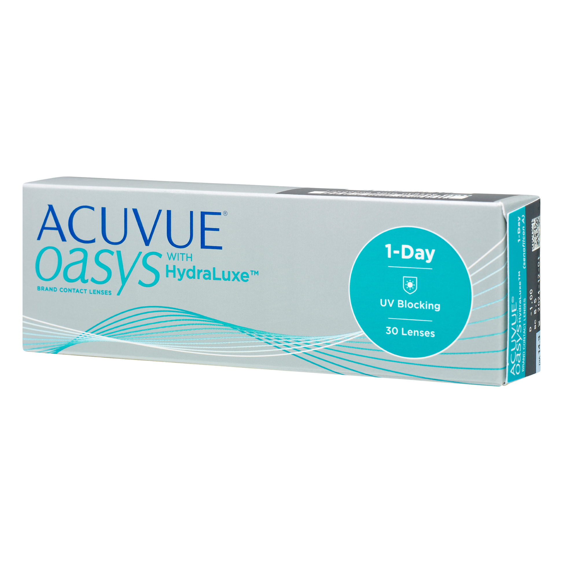 Box of J&J Acuvue Oasys contact lenses